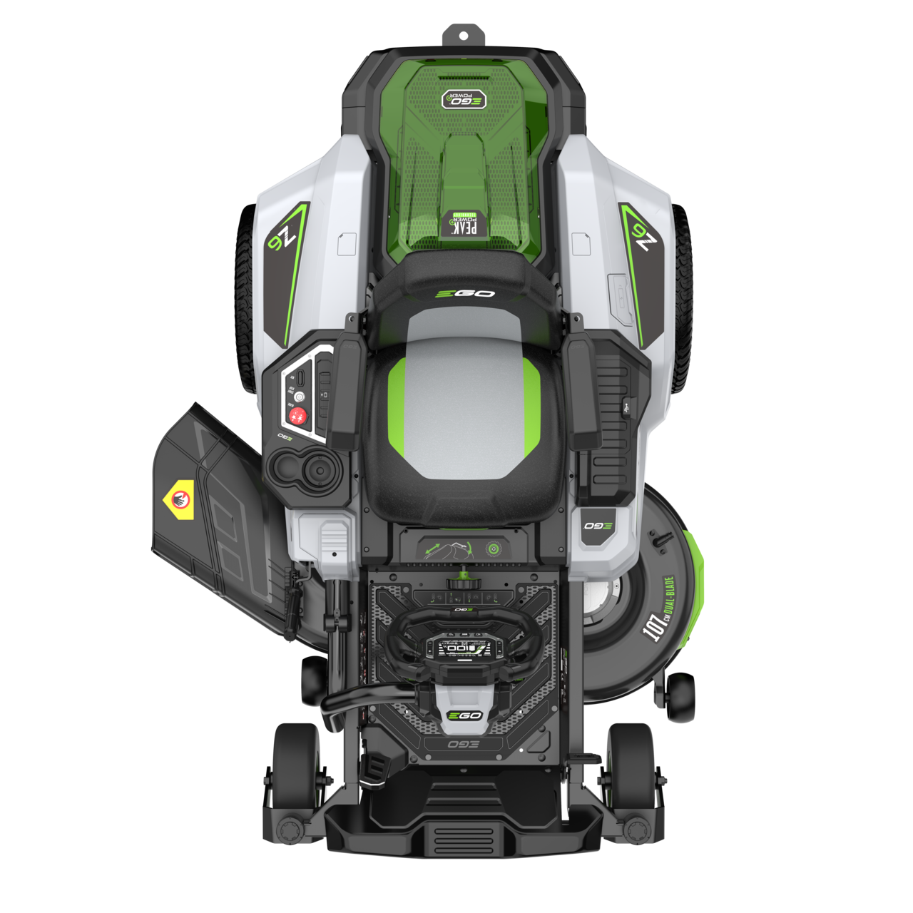 
                  
                    107 CM Z6 NULLGRAD-WENDEKREISMÄHER MIT E-STEER™ TECHNOLOGIE
                  
                